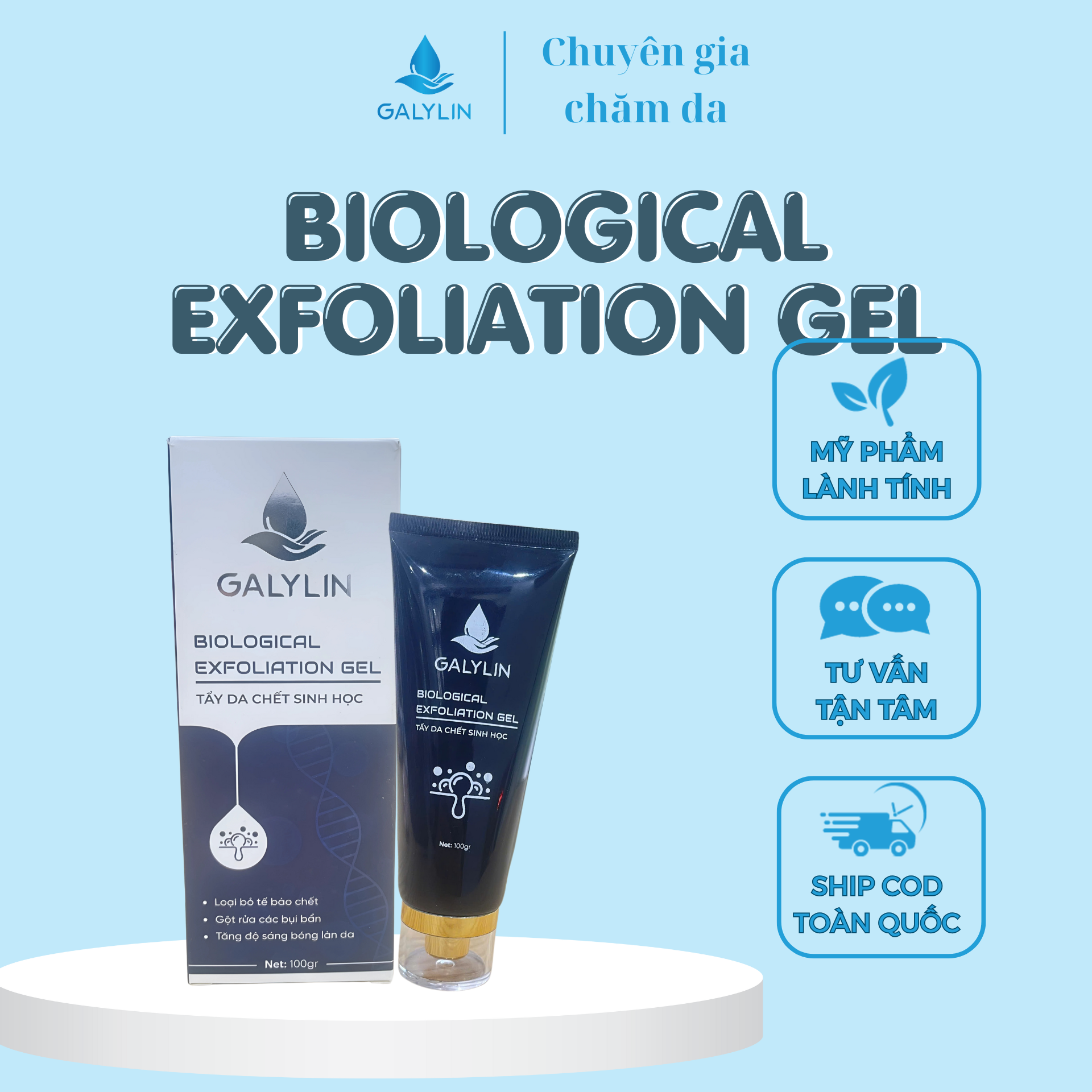 TẨY DA CHẾT SINH HỌC BIOLOGICAL EXFOLIATION GEL